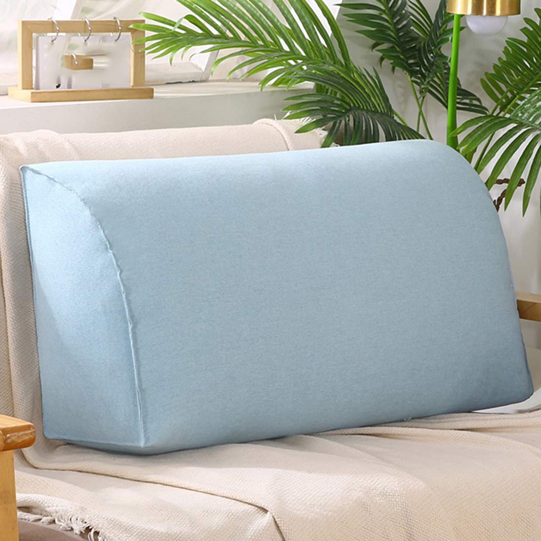 ZYFA Reading Pillow for Adults - Adjustable Bed Wedge & Backrest Support Cushion with Headboard - Perfect for Reading, Watching TV, and Lounging in Bed or on the Floor