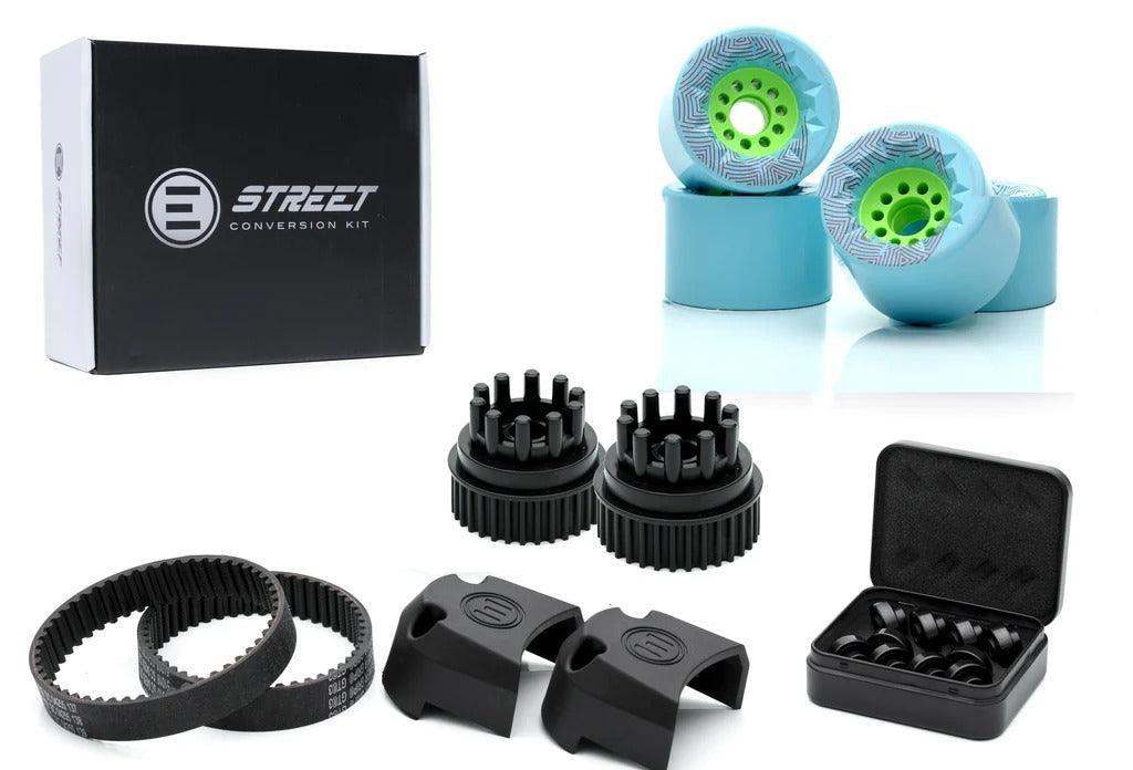 Evolve Orangatang 85mm Street Conversion Kit - High-Performance Longboard Wheels for Smooth Rides | Perfect for Cruising, Commuting & Downhill Skateboarding