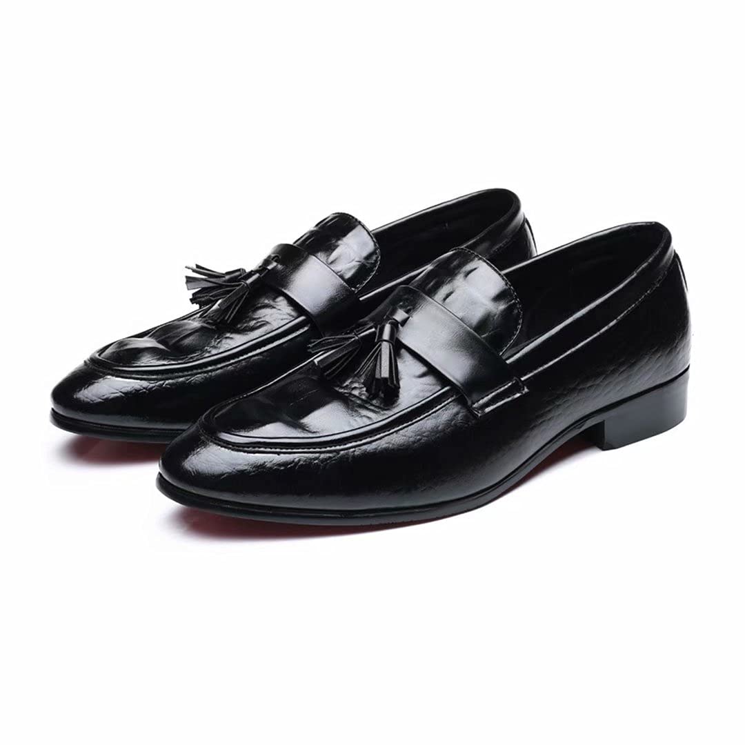 Juyouqian Men's Formal Loafers - Comfortable Dress Shoes for Business & Casual Wear | Perfect for Office, Weddings & Special Occasions