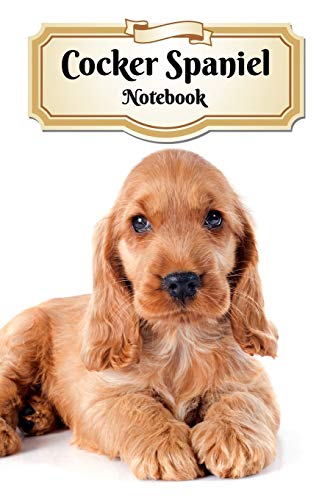 Cocker Spaniel Puppy Notebook - 150 Page 6x9 Inch Composition Book with 5x5mm Graph Grid Paper, Soft Cover for Writing, Drawing & Sketching - Perfect for School, Office & Art Projects