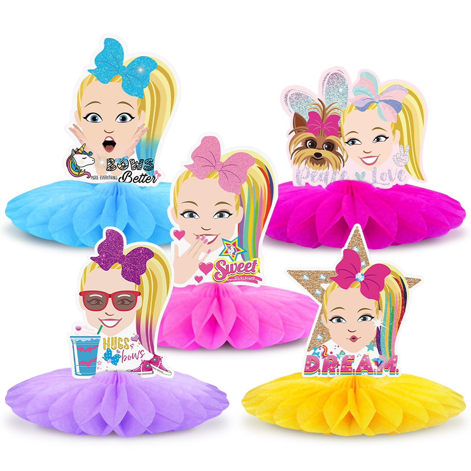 JoJo's Bizarre Adventure Party Centerpieces - Anime Themed Table Flowers & Desk Decorations for Birthday, Cosplay Events & Themed Parties