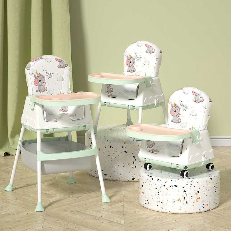Best Baby High Chair for Comfortable Meals – Adjustable & Safe Dining Chair for Toddlers & Kids – Perfect for Home, Restaurants, and Daycare Use