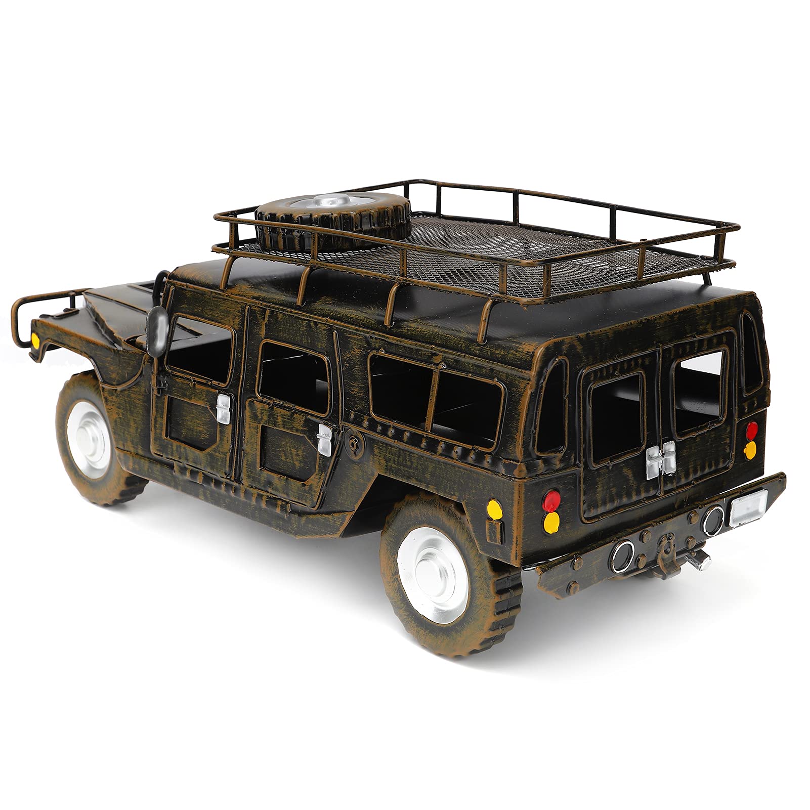 Vintage Metal Military Truck Toy - Retro Car Model for Adults & Kids | Collectible Display Gift