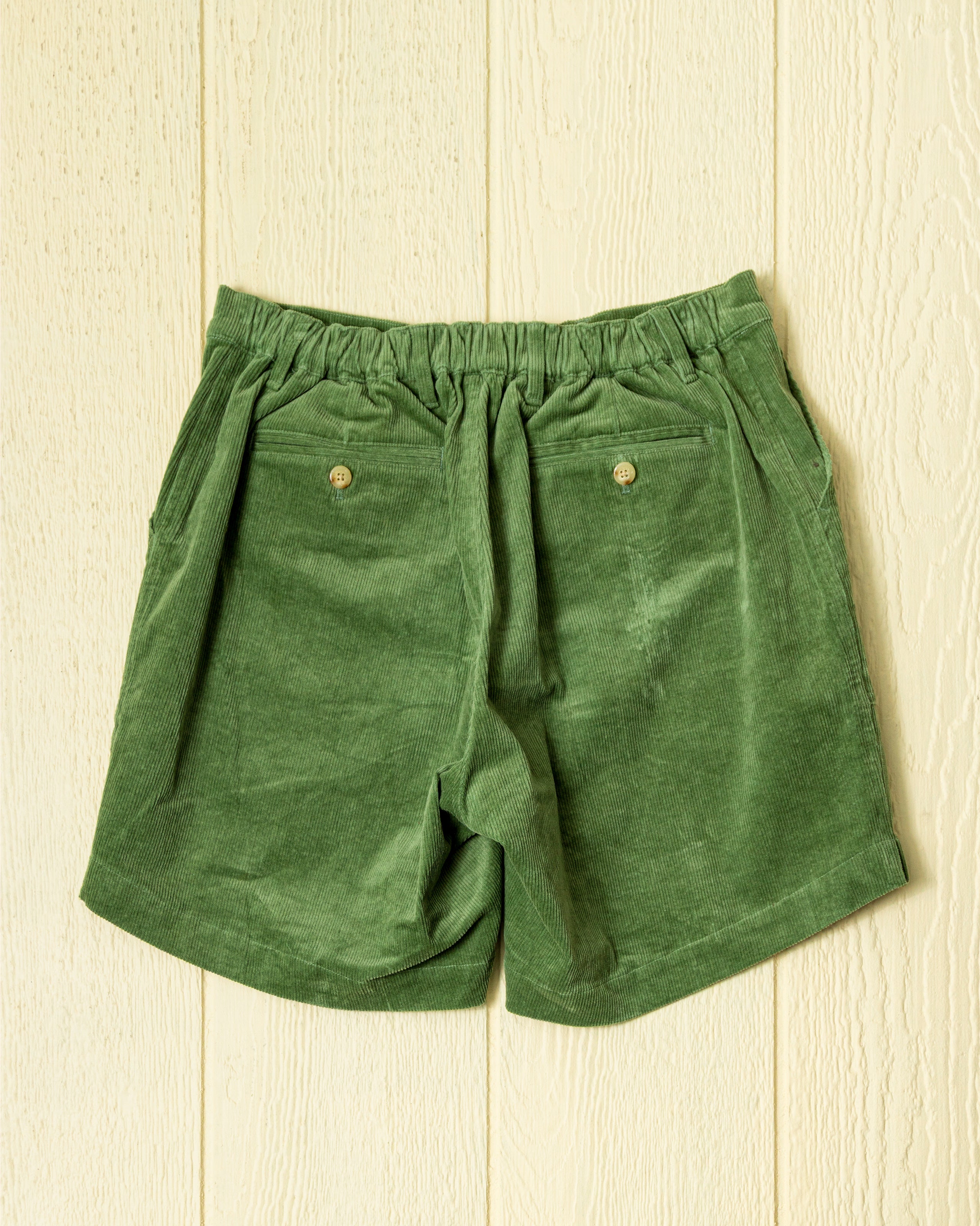 Ventura Women's Corduroy Shorts in Sage Green - Casual Comfort for Spring & Summer Outings