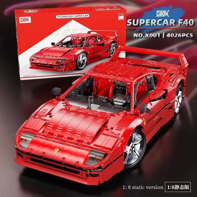 Ferrari F40 Model Car - High-Quality Diecast Collectible for Car Enthusiasts | Perfect for Display, Gifts, and Racing Collections