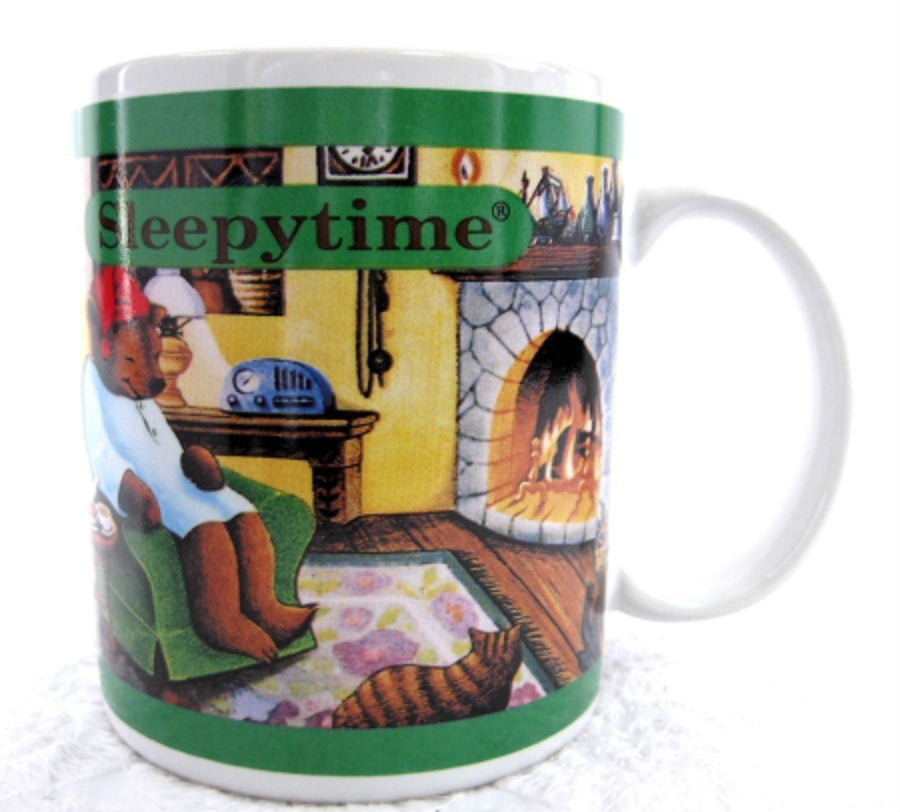 Celestial Seasonings Sleepytime Tea Ceramic Mug with Bears - Vintage 1993 Collectible for Tea Lovers & Cozy Nights