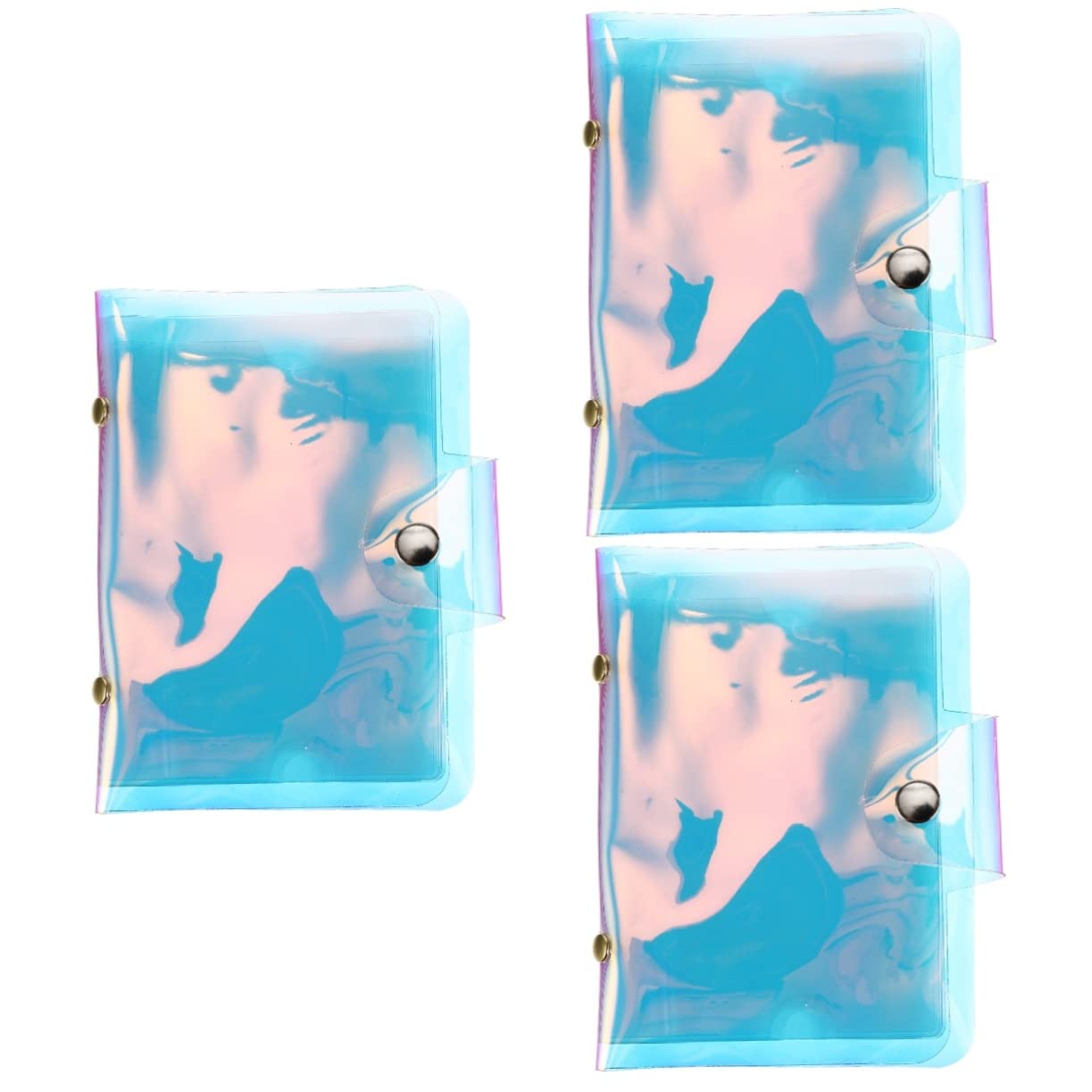 Minkissy 3-Piece Nail Stencil Card Holder Set - Nail Plate Case, Manicure Template Organizer & Nail Art Storage Bag with Slots for Business or Home Salon Use - Perfect for Nail Art Printing, Pet Stamp Storage & Travel Organization