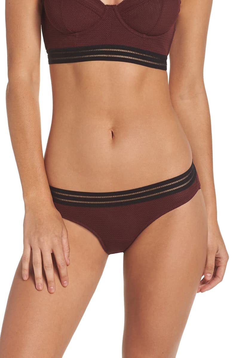 Vince Camuto Women's Soft Textured Allover Mesh Bikini Set - Comfortable Swimwear for Beach, Pool & Vacation | Trendy Two-Piece Bathing Suit
