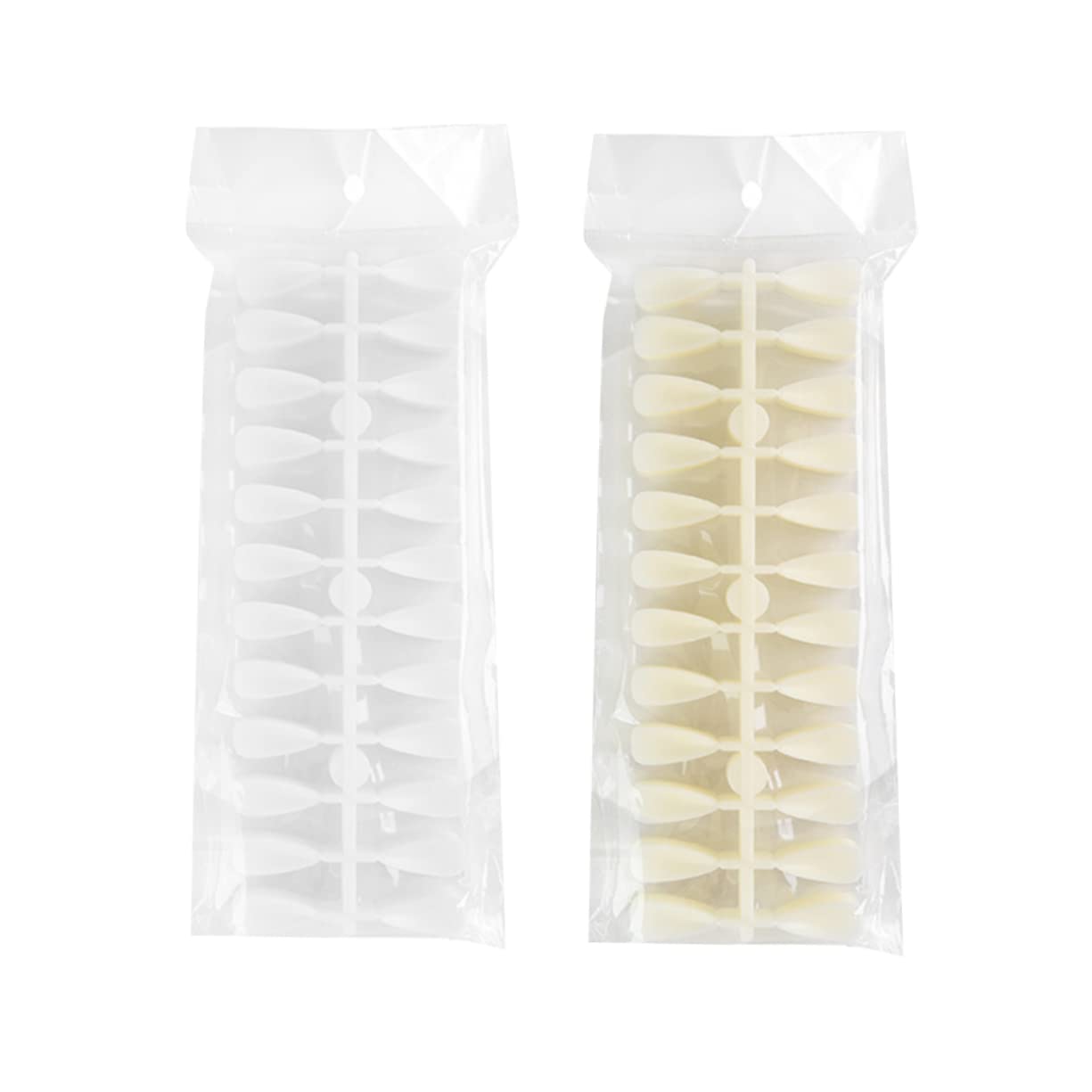 FOMIYES 480pcs Nail Tips for Manicure Practice - False Nails, Nail Art Display Tips, Pointy Fake Nails for Professional & Home Salon Use - Perfect for Nail Technicians, DIY Nail Art, and Beauty Training