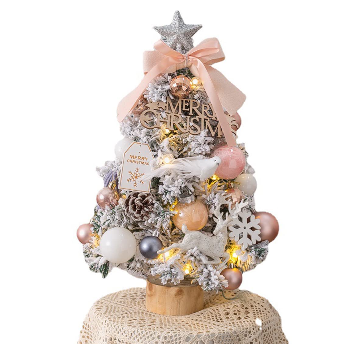 HAOANGZHE Christmas Fairy Lights - USB LED Night Light for Desktop Decor