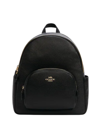 Coach Court Backpack for Women | Genuine Leather Laptop Backpack | Stylish Work & Travel Bag for Business Professionals & College Students
