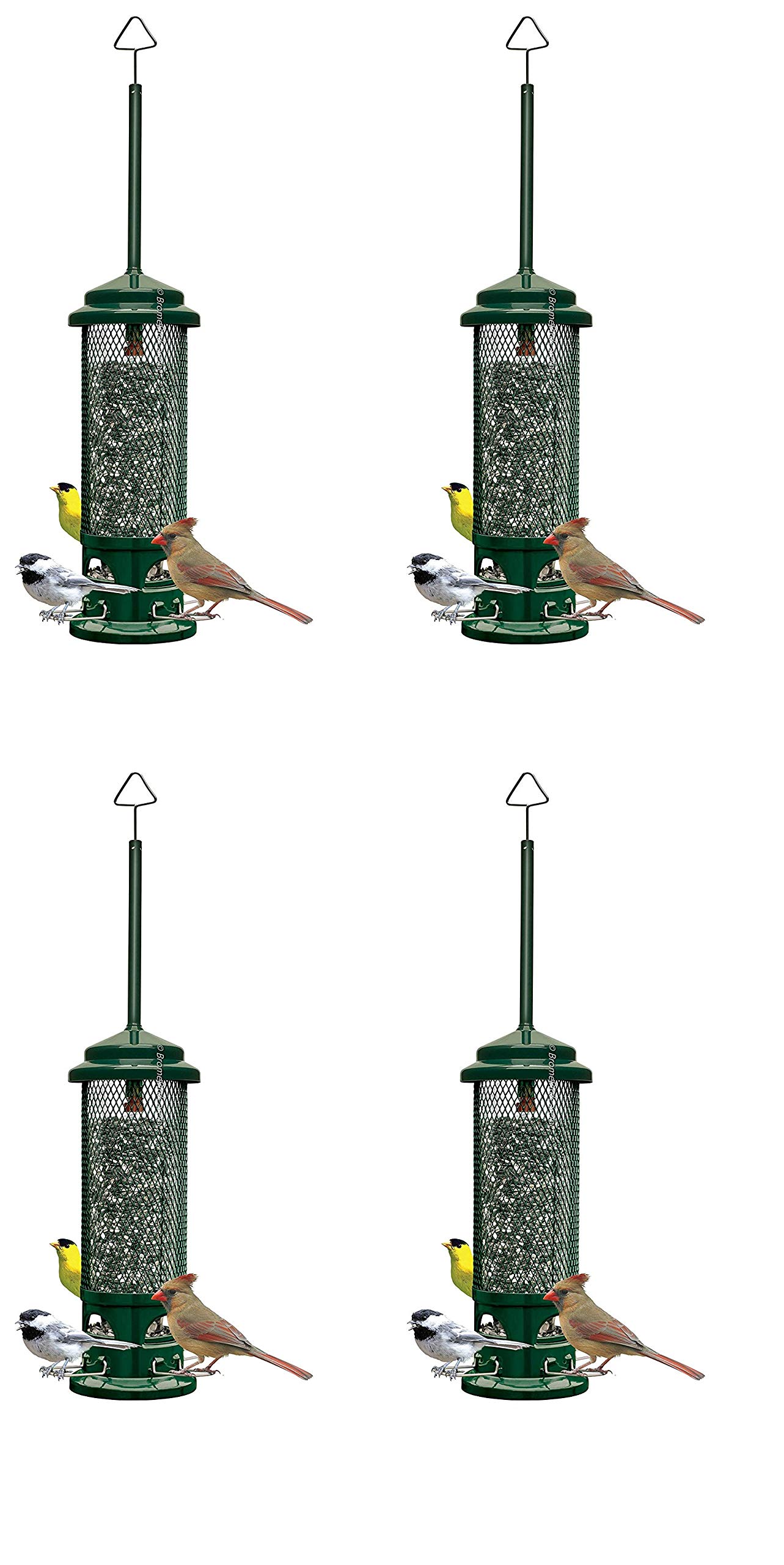 Brome Squirrel Buster Legacy Wild Bird Feeder - Squirrel Proof Bird Feeder for Outdoor Garden, Yard & Backyard - Attracts Cardinals, Finches & Songbirds (Weather Resistant, Easy to Clean) - Perfect for Bird Watching & Nature Lovers