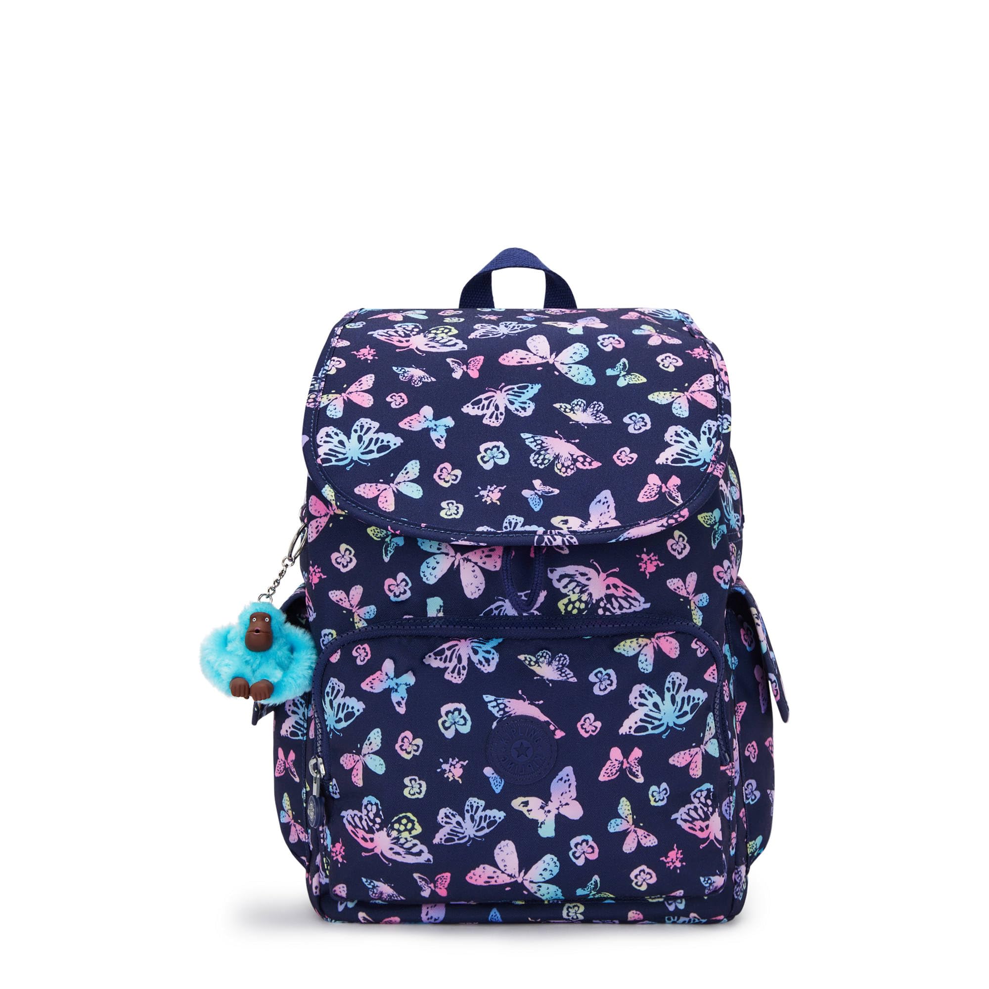 Kipling City Pack Printed Backpack - Stylish Butterfly Design for Women & Teens | Perfect for School, Travel & Everyday Use