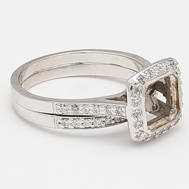 0.60 Carat Round Brilliant I SI1 Diamond Engagement Ring in 14K White Gold - Perfect for Proposals, Weddings & Anniversary Gifts