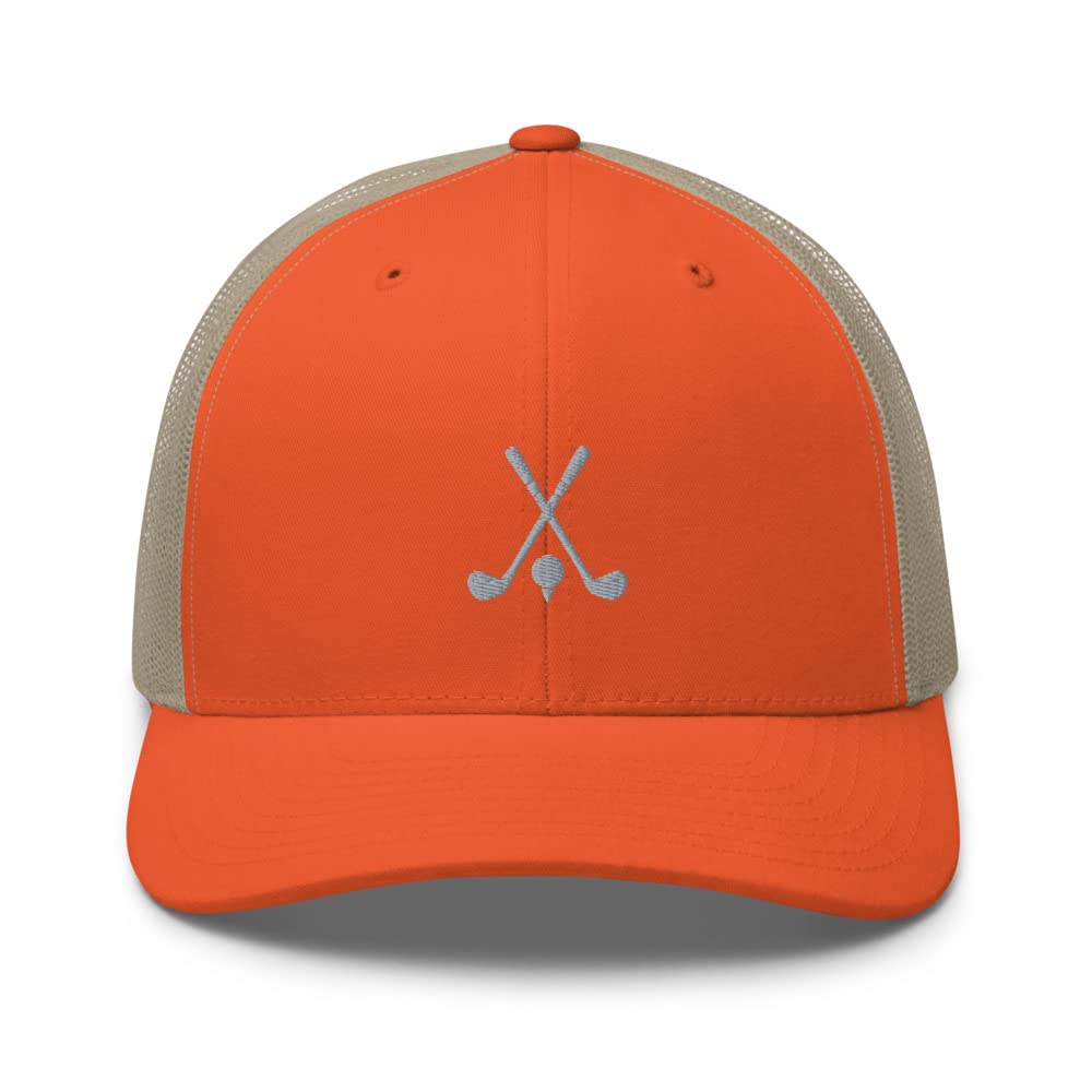 Unisex Golf Mesh Hat - Embroidered Summer Trucker Cap for Men & Women | Golf Gifts & Outdoor Sports