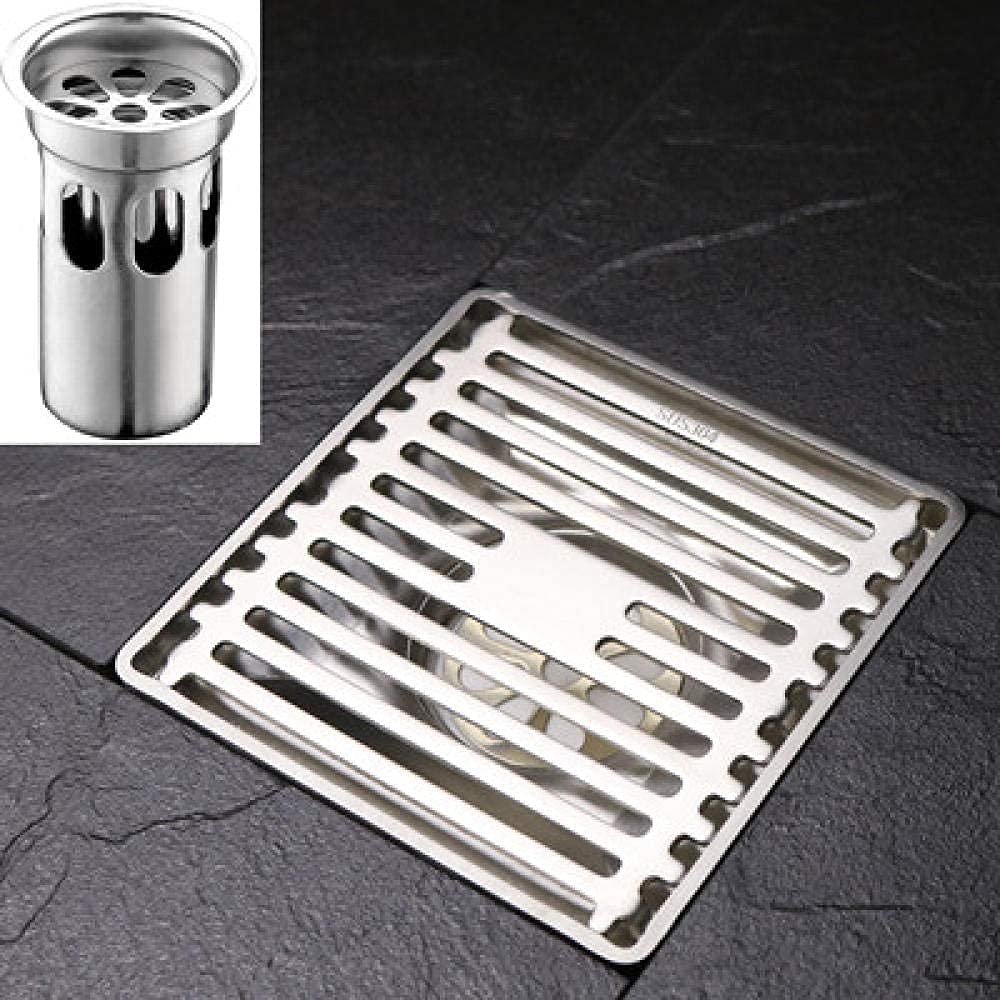 304 Stainless Steel Invisible Floor Drain - Odor Proof Shower Drain for Bathroom, Balcony & Shower Room | Triangle Design, Anti-Clogging, Easy Installation (Perfect for Wet Areas & Home Renovation)