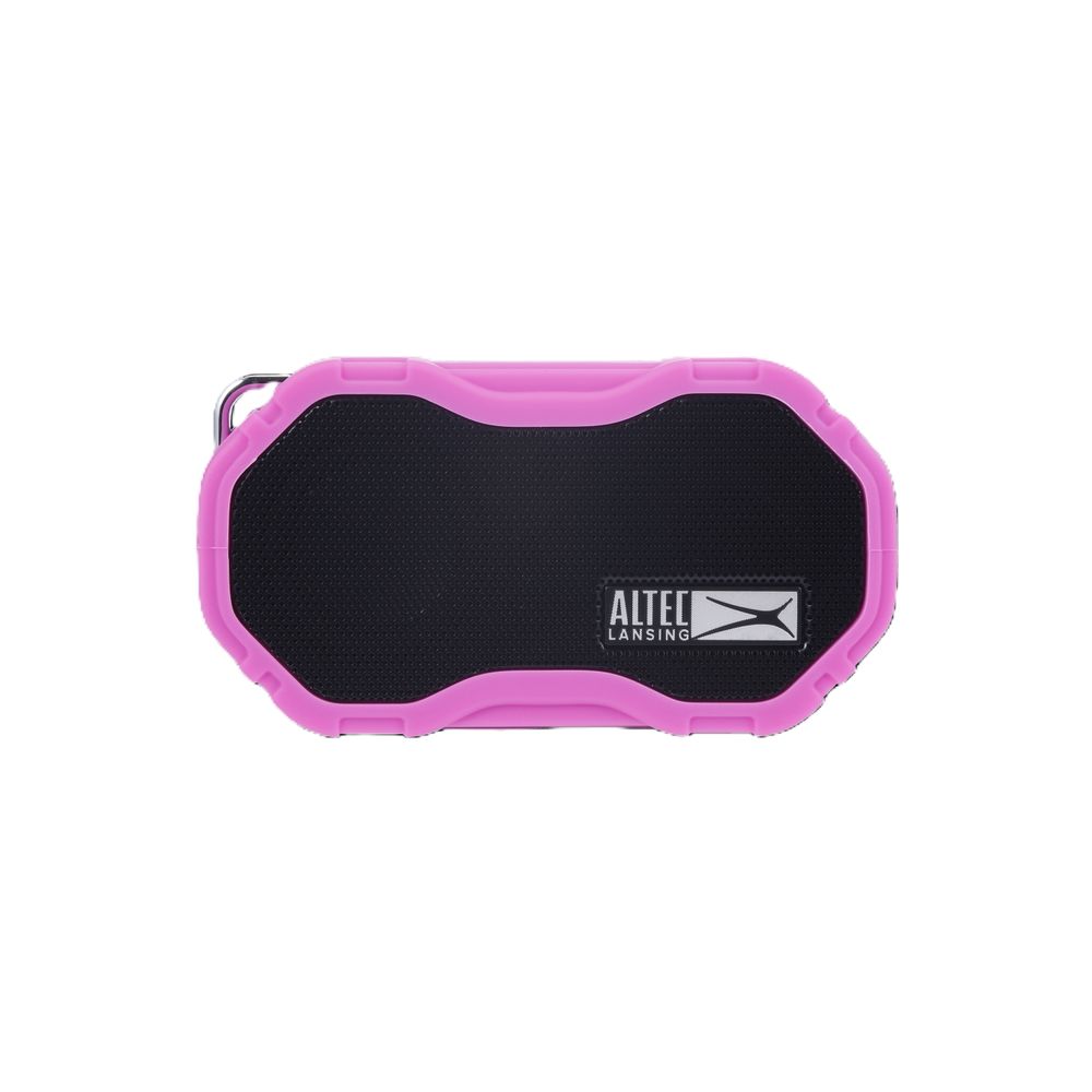 Altec Lansing IMW268 Baby Boom Wireless Portable Bluetooth Speaker - IP67 Waterproof, Shockproof, Dustproof - 20H Playtime, Loud Bass, Pink - Perfect for Pool Parties, Beach, Hiking & Outdoor Adventures