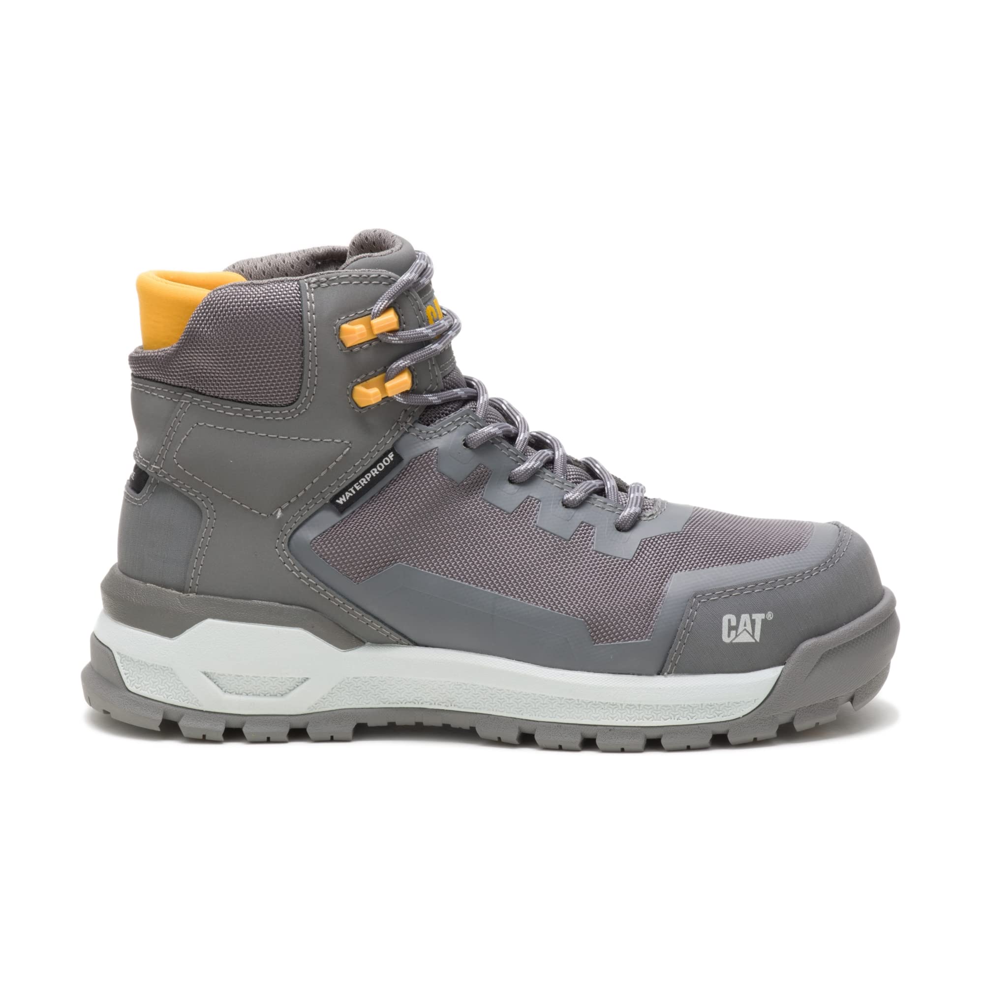 Cat Footwear Women's Propulsion WP CT Waterproof Steel Toe Work Boots - Durable Construction Shoes for Safety & Comfort on Job Sites