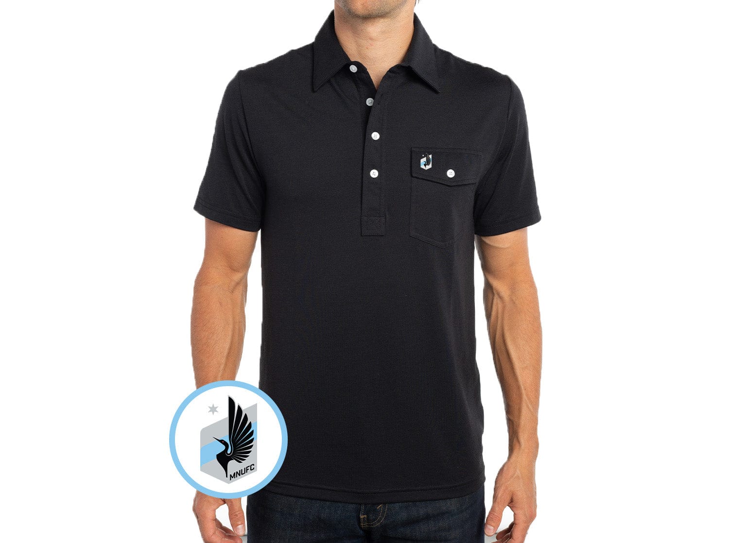 Minnesota United FC Performance Soccer Jersey - Loon Design Black - Perfect for Matchdays, Training & Fan Support