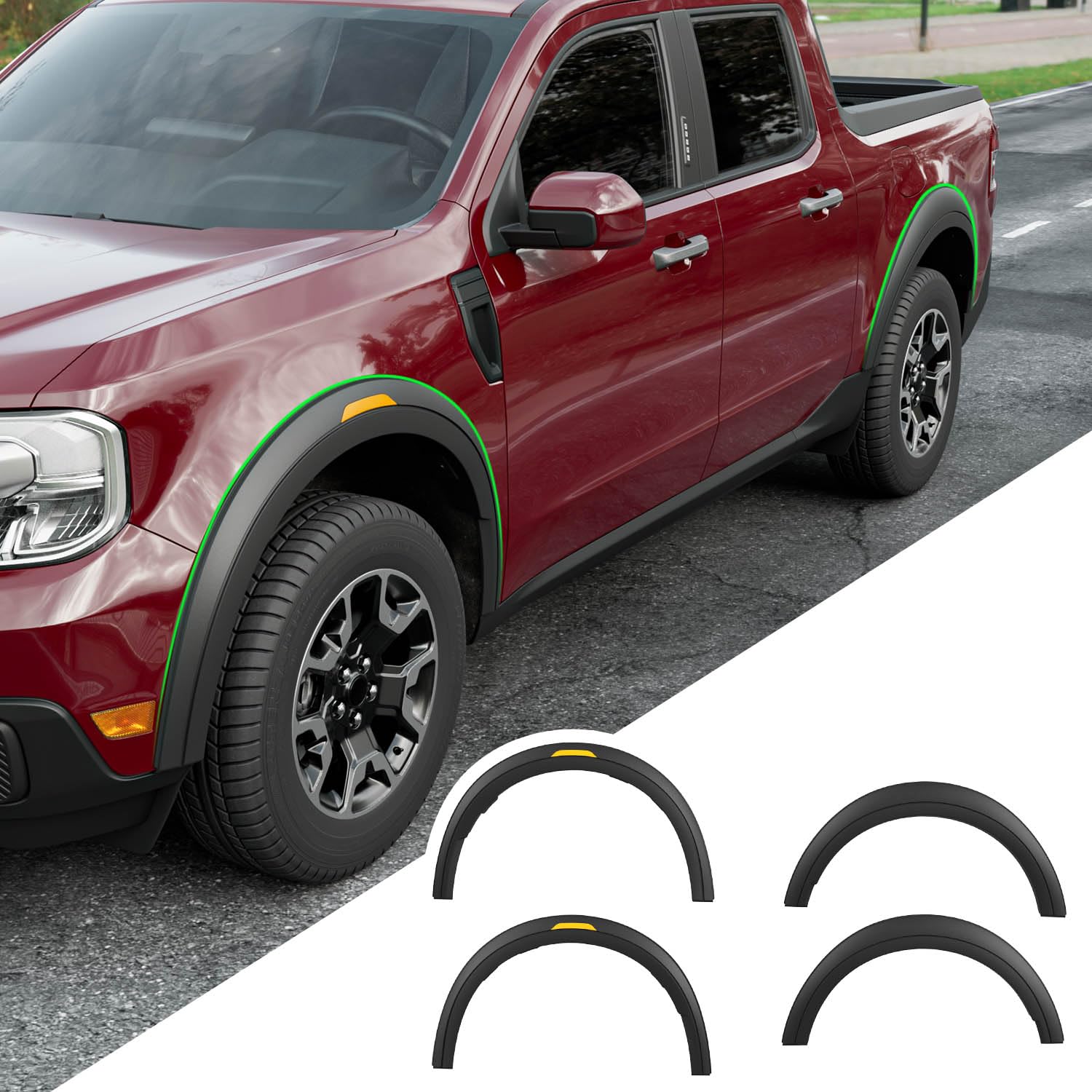 **2022-2025 Ford Maverick Fender Flares | Wheel Brow Trim Strips Replacement | Durable & Stylish Accessories for Off-Road & Urban Driving**