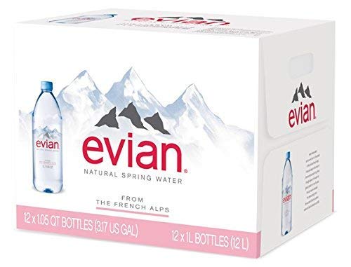Evian Natural Spring Water 500ml (16.9 oz) Bottles - Pack of 72 (3 Cases x 24) | Pure, Naturally Filtered Mineral Water | Perfect for Hydration, Gym, Office & Outdoor Activities