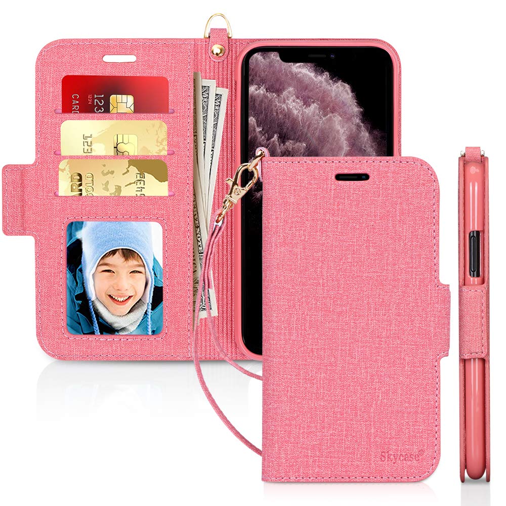 Premium RFID Blocking Flip Folio Wallet Case for iPhone 11 Pro Max (6.5