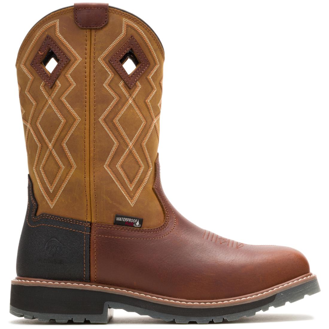 Rancher Pro Hyprest Nano Toe Pull On Wellington Work Boot - Waterproof & Slip Resistant - Ideal for Farming, Construction & Outdoor Work