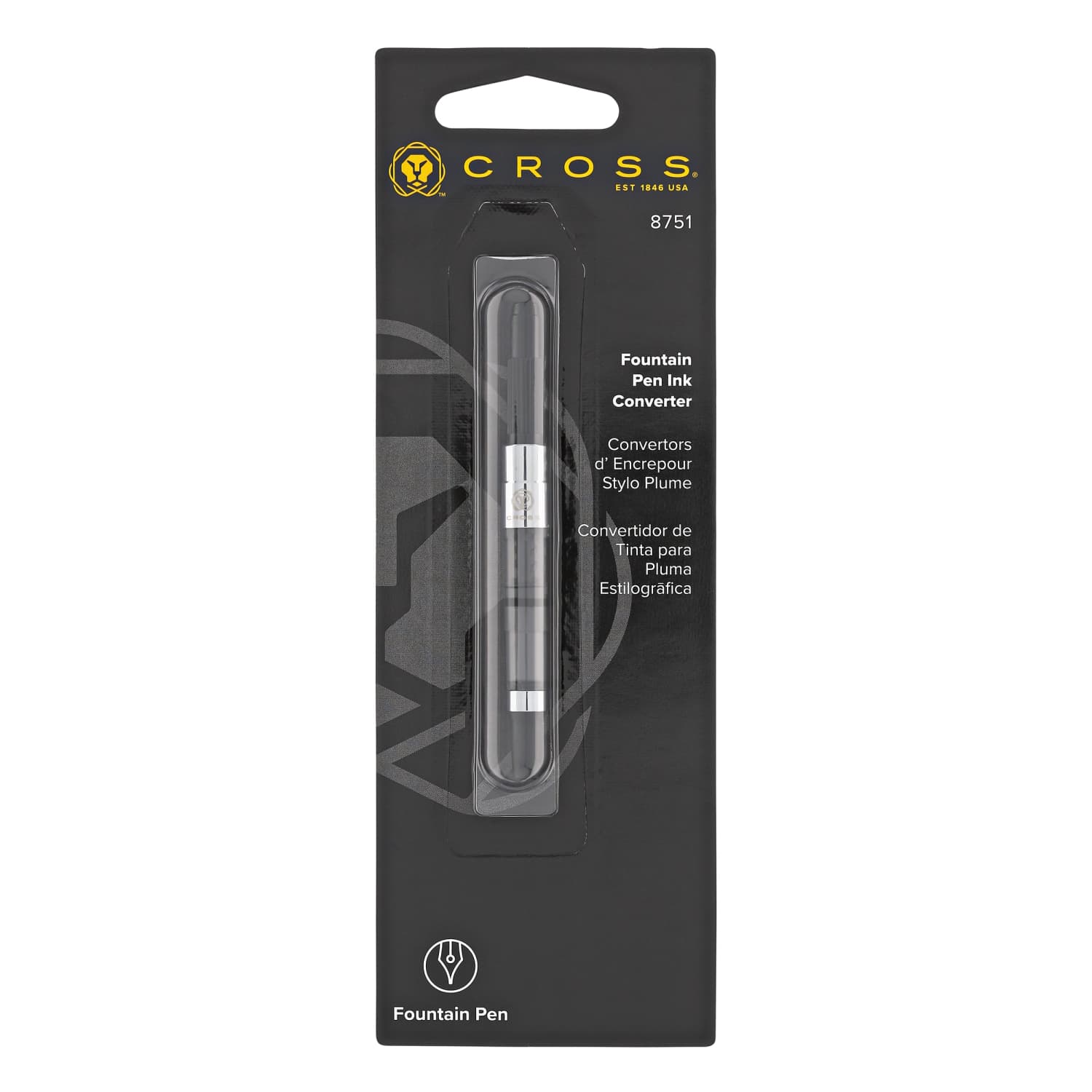 Premium Cross Fountain Pen Converter - Push-In Style for Smooth Ink Flow | Ideal for Calligraphy, Journaling & Office Use