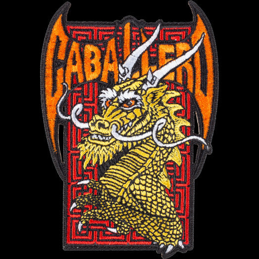 Powel Peralta Cab Street Dragon Skateboard Patch - Durable Iron-On Patch for Skateboards, Jackets & Backpacks - Perfect for DIY Customization & Streetwear Style