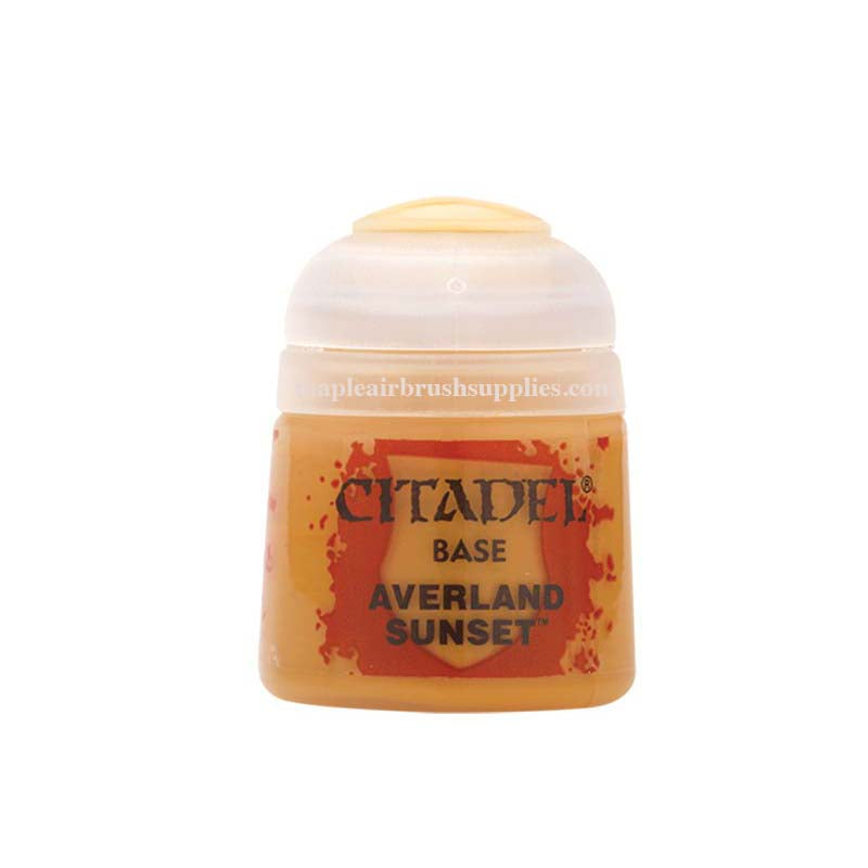 Citadel Base Averland Sunset - High-Quality Miniature Paint for Warhammer & Tabletop Gaming - Perfect for Hobbyists & Collectors