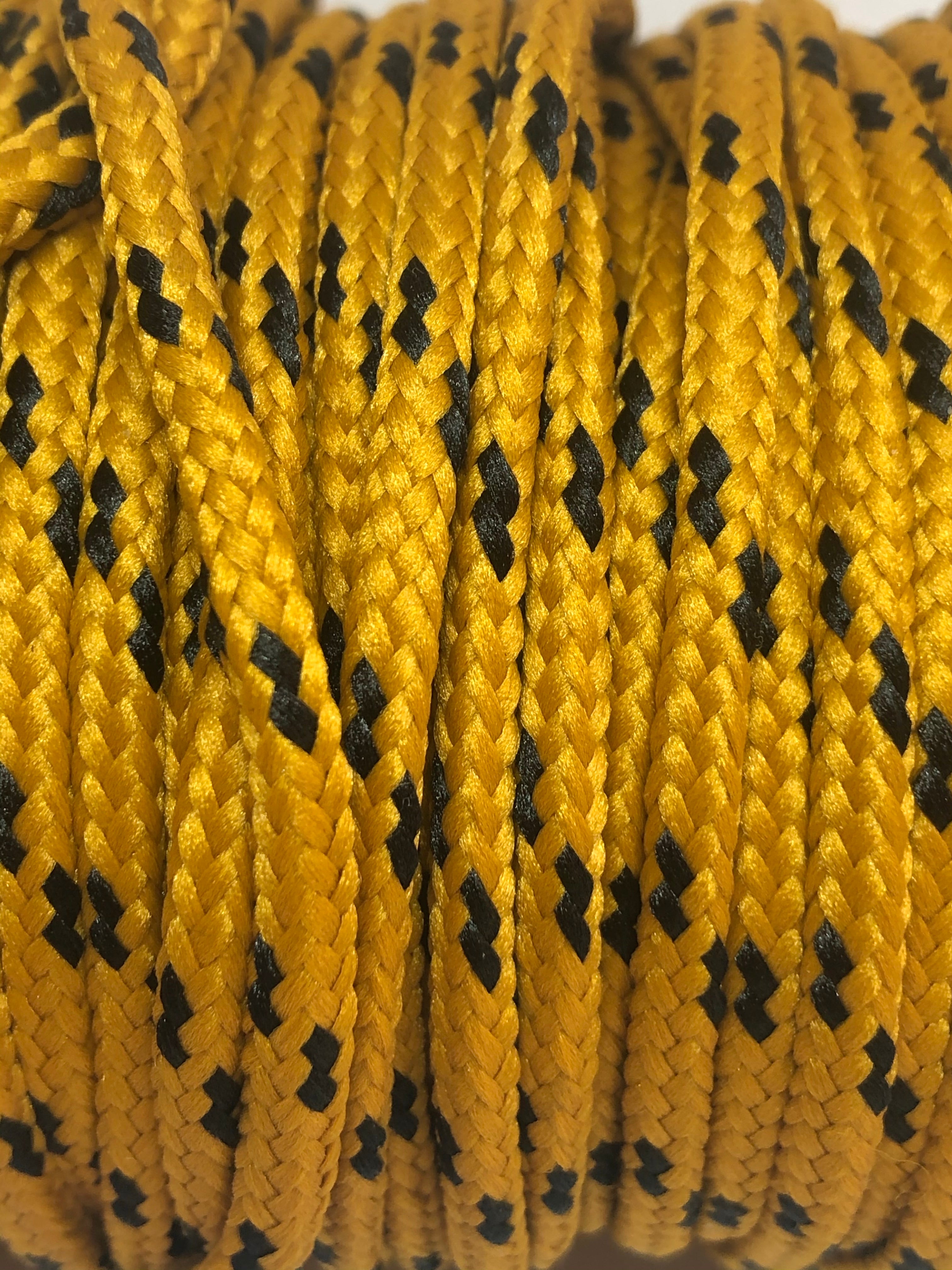 Premium Round Classic Shoelaces - Gold with Black Accents for Dress Shoes, Boots & Casual Sneakers | Durable & Stylish Replacement Laces for Men & Women