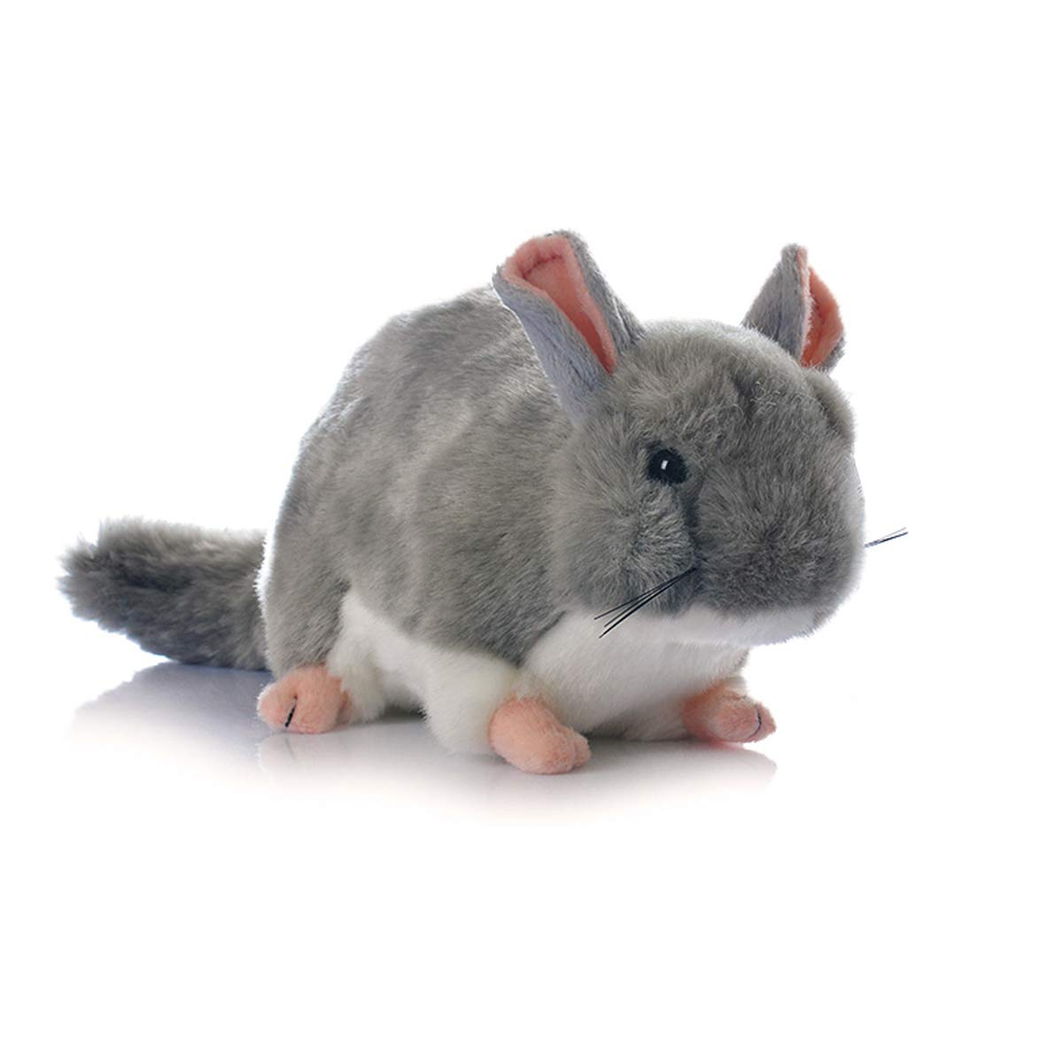 Soft Gray Chinchilla Plush Toy - 12