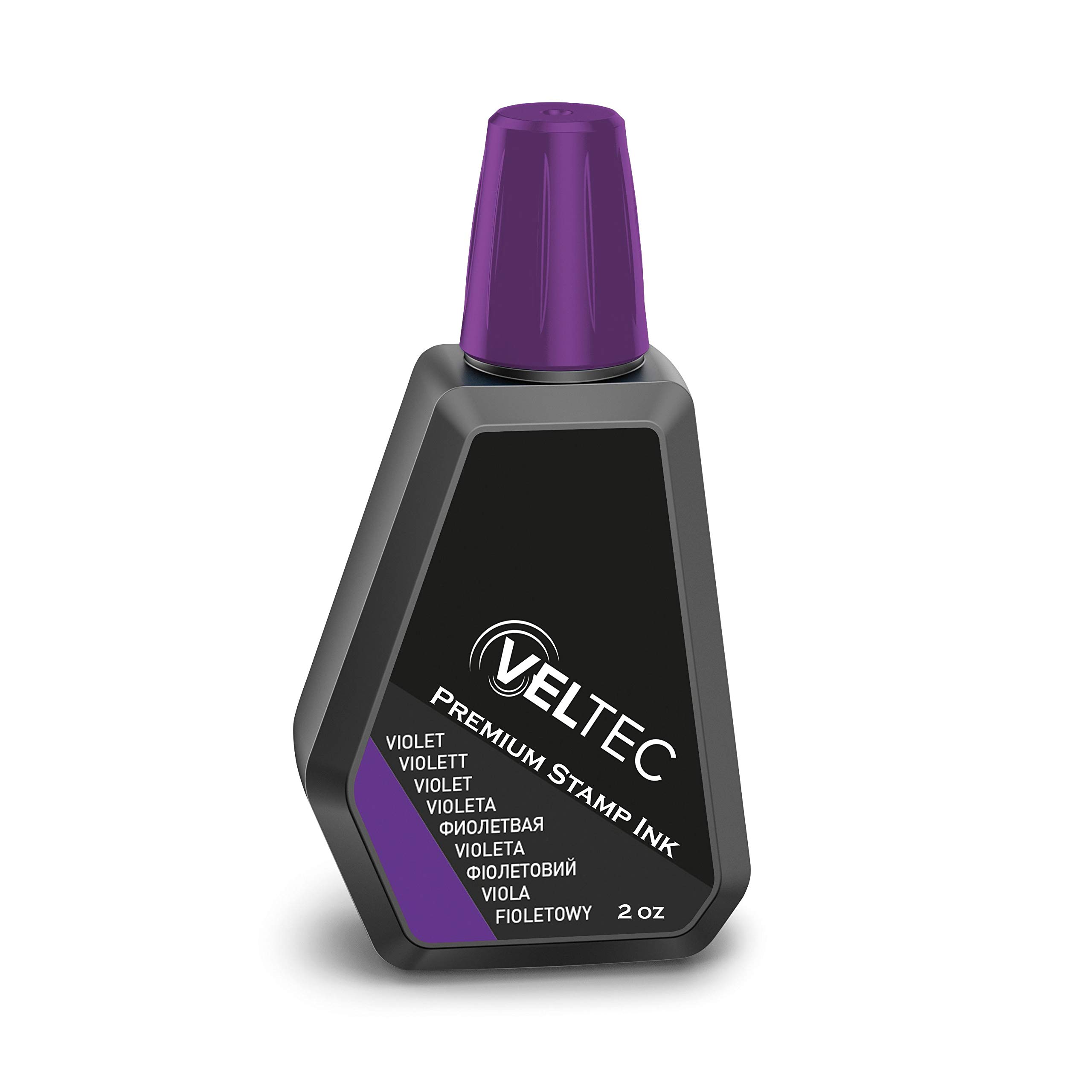 Premium Refill Ink for Self Inking Stamps - 2oz Violet Ink for Office & Crafting