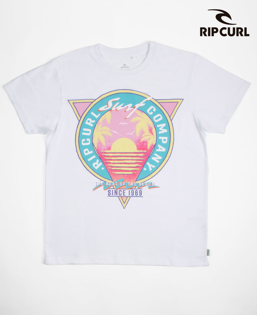 Rip Curl RC J Te MC HTG Loose Surf Check T-Shirt - Men's Casual Surfing Shirt, Breathable & Comfortable for Beach, Surfing & Outdoor Activities
