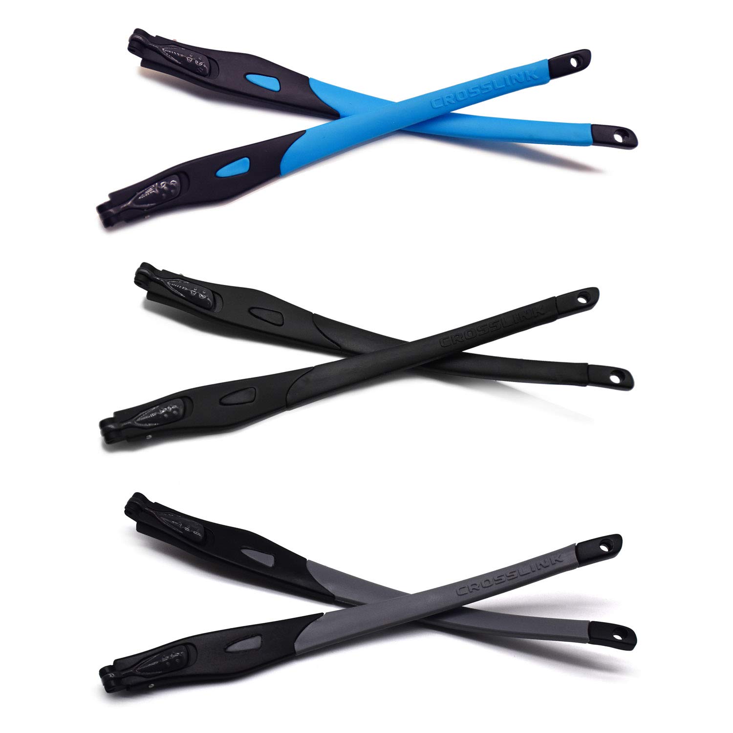 HKUCO Replacement Temple Arms for Oakley Crosslink Glasses Frame | Durable Eyeglass Side Pieces | Perfect for Sports, Outdoor Activities & Everyday Wear
