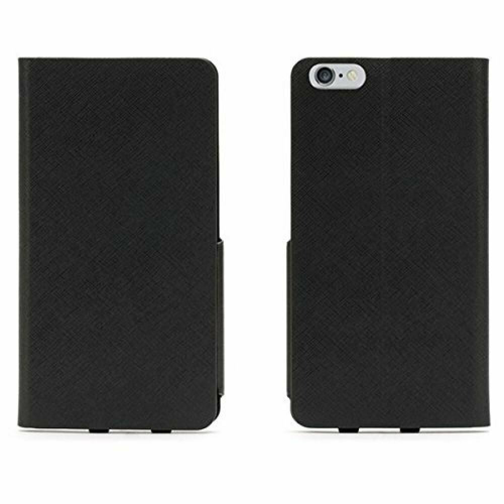 Premium Griffin Leather Wallet Case Cover for iPhone 6/6S Plus (5.5 Inch) - Slim Protective Pouch with Card Slots (Black, Model GB40017) | Perfect for Daily Use, Travel & Hands-Free Convenience