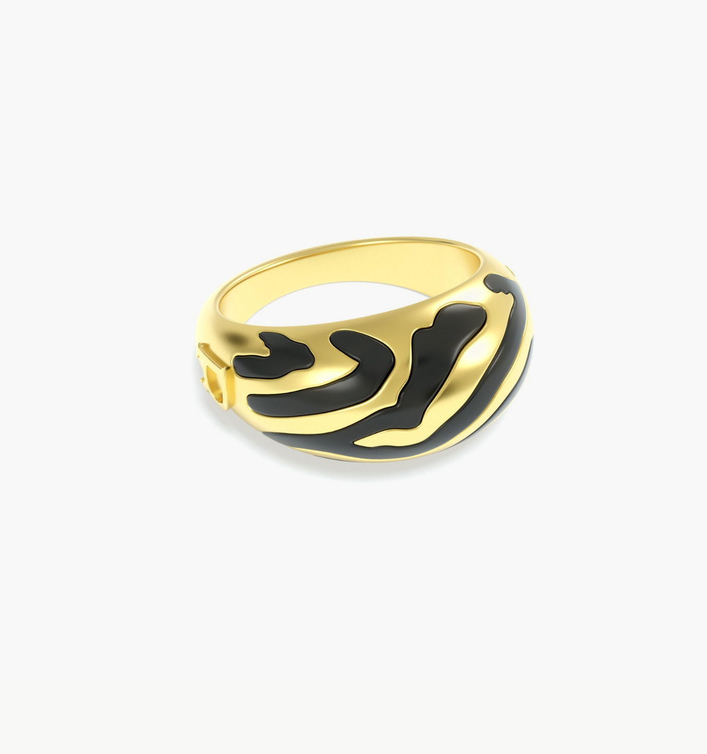 Elegant Black Savannah Dome Ring for Women - Perfect for Weddings, Parties & Everyday Wear