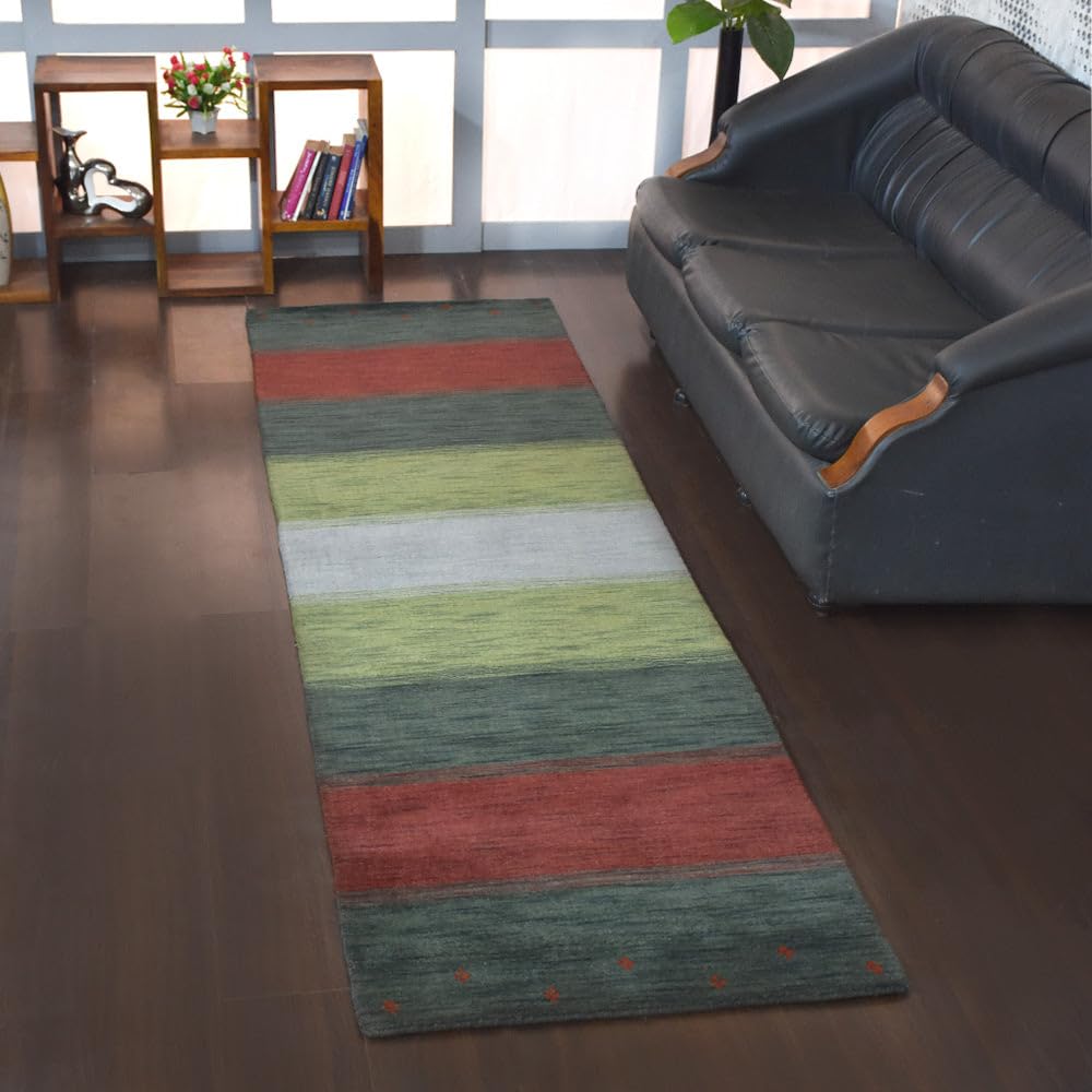 Hand Knotted Wool Eco-Friendly Area Rug 2'8