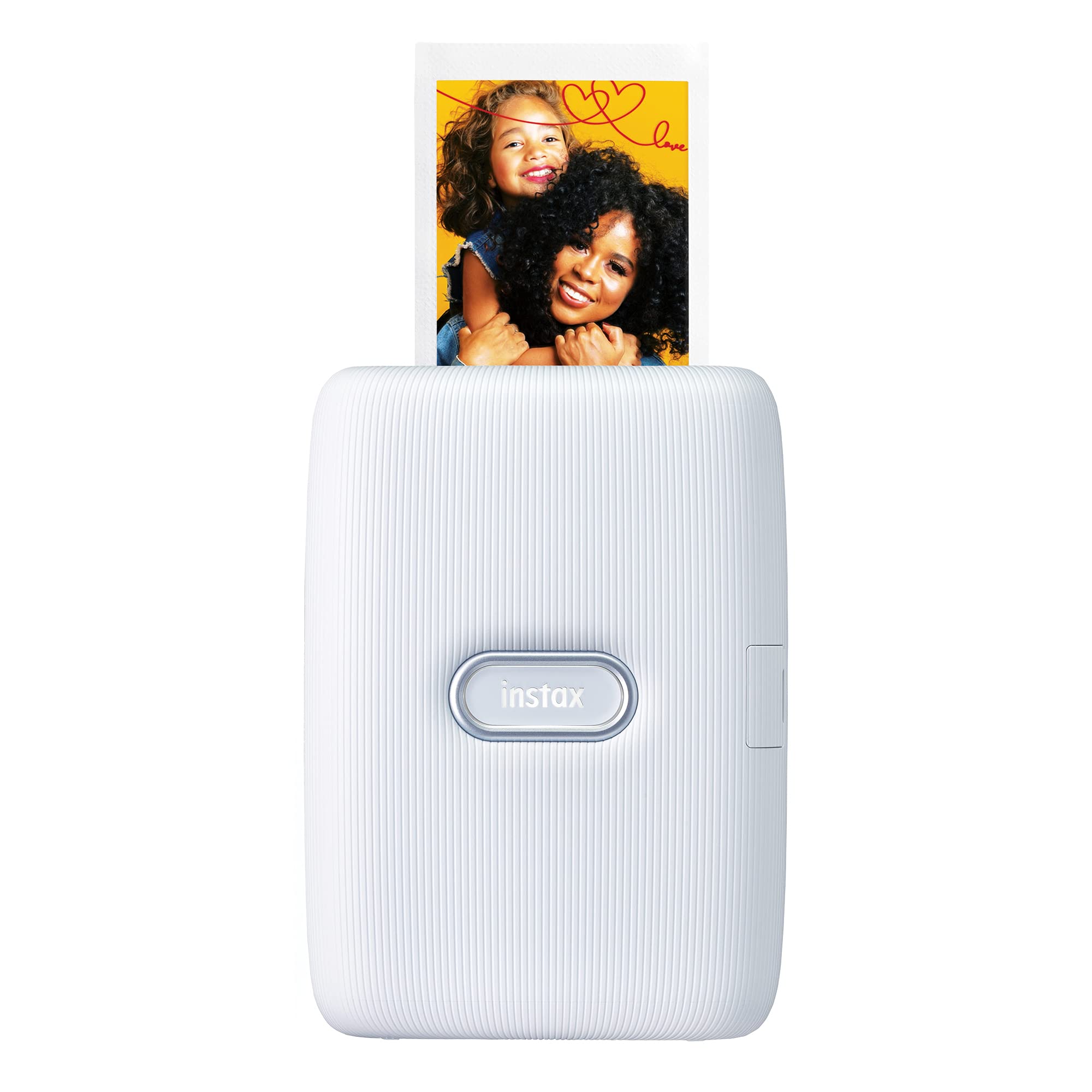 Fujifilm Instax Mini Link Smartphone Printer - Wireless Photo Printing from Phone, Ash White | Perfect for Travel, Parties, and Instant Memories