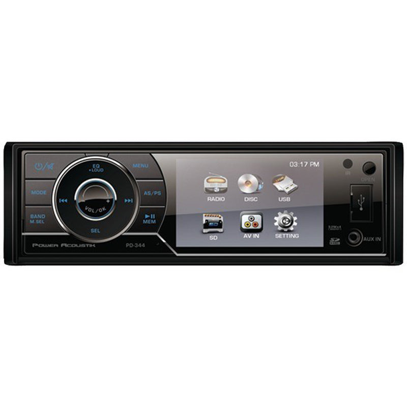 Power Acoustik PD 344 - High Performance 4 Channel Car Amplifier for Crystal Clear Audio | Perfect for Car Audio Systems, Home Theaters & Marine Boats