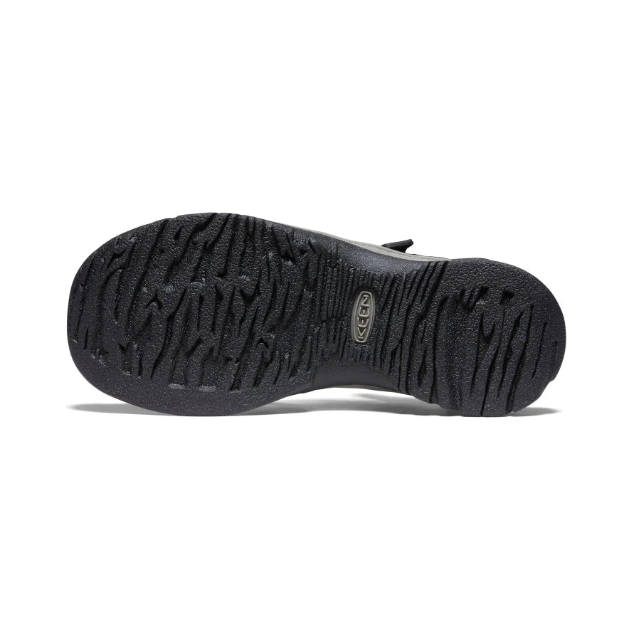 Women's Rose Sandals - Black & Neutral Gray | Comfortable Summer Flip Flops for Beach, Pool & Casual Outings