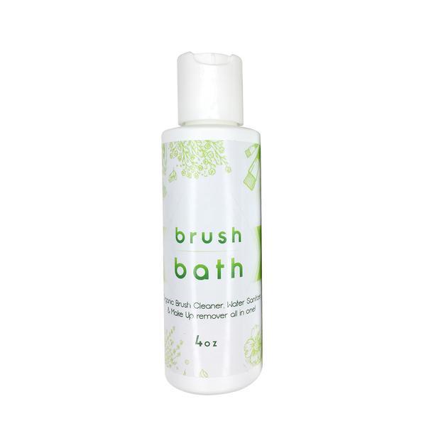 4oz Brush Bath Bottle - Perfect for Travel, Gym & Home Use - Easy to Use & Refillable