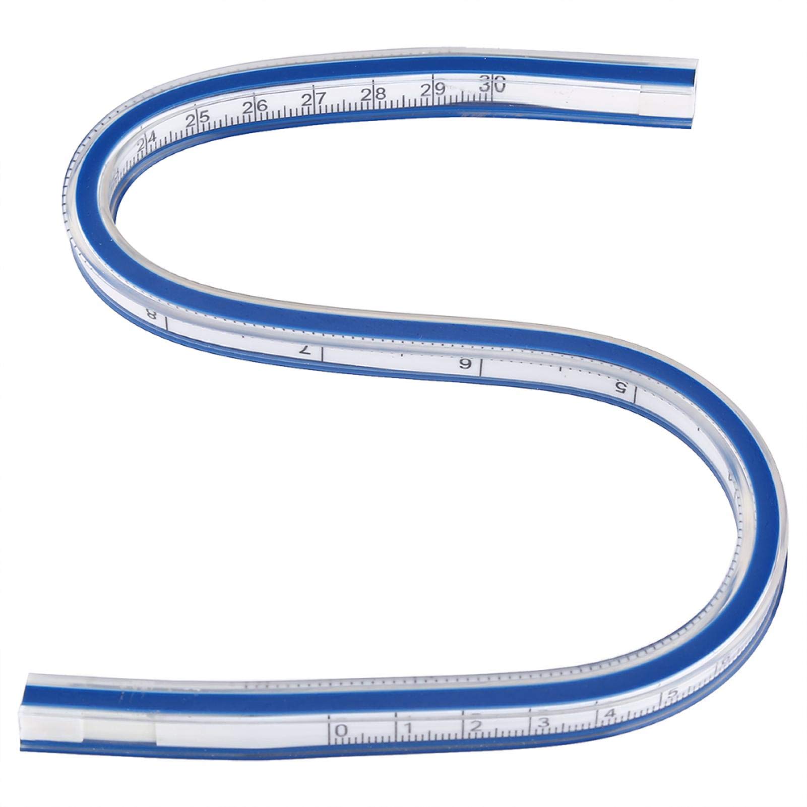 Zerodis Flexible Curve Ruler - 30cm Soft Plastic Sewing Measuring Tool for Drawing, Painting, Graphic Design & Garment Making | Perfect for Fashion Designers, Artists, and DIY Craft Projects