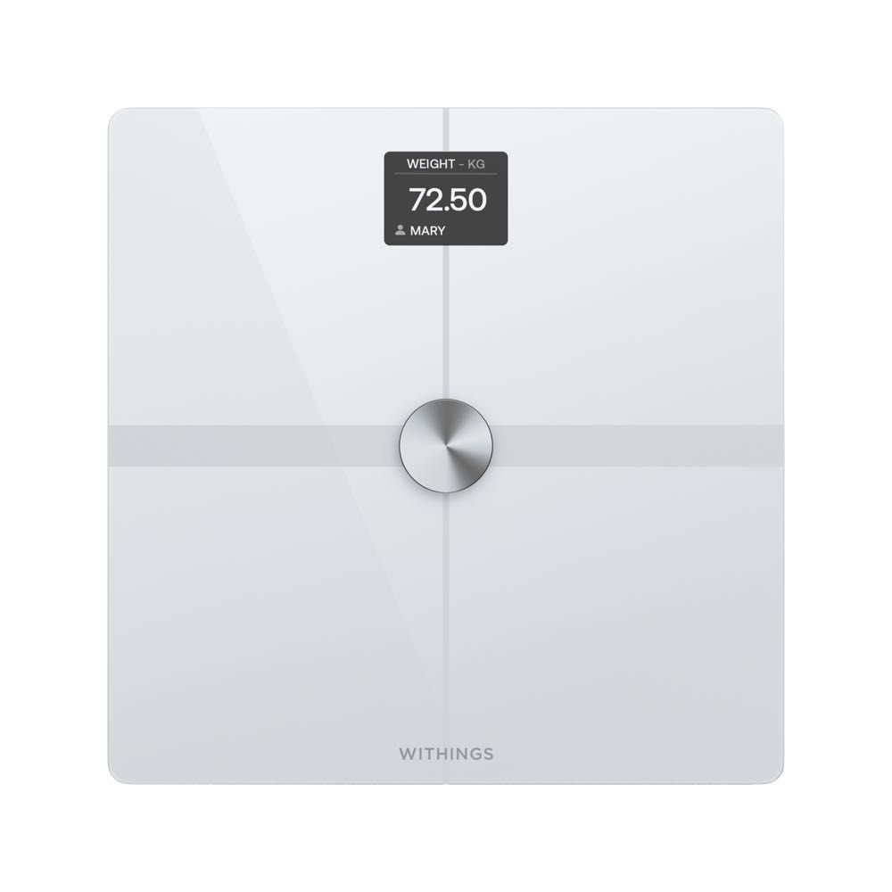 Withings Body Smart Scale - Digital Bluetooth Bathroom Scale with Body Composition Analysis, Syncs with Health Apps for Weight Tracking - Perfect for Home Gym & Fitness Enthusiasts