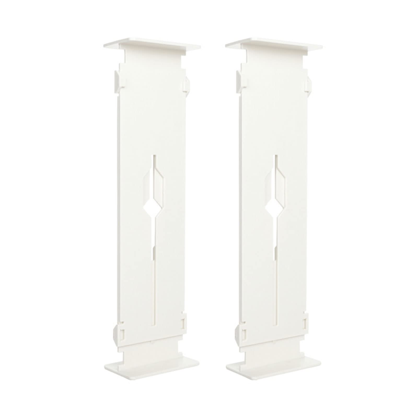 2-Pack Adjustable Expandable Drawer Dividers Organizer for Dresser, Kitchen, Office & Bedroom Storage - Perfect for Clutter-Free Organization of Utensils, Socks & Office Supplies