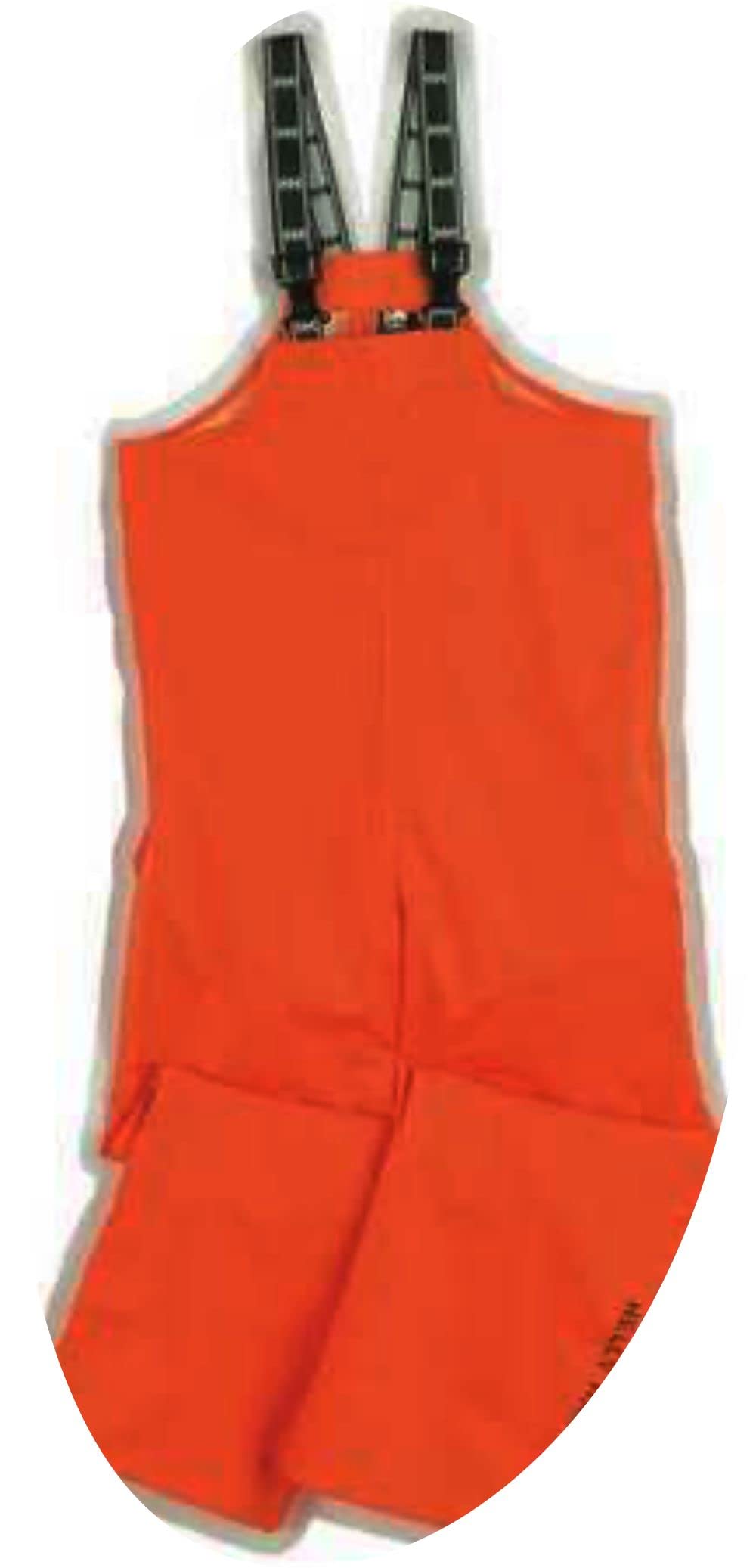 Genuine 70529_290-M Rain Bibs for Lawn Mowers - PVC/Polyester Waterproof Overalls, Orange (Size M) - Durable Workwear for Outdoor Gardening & Landscaping