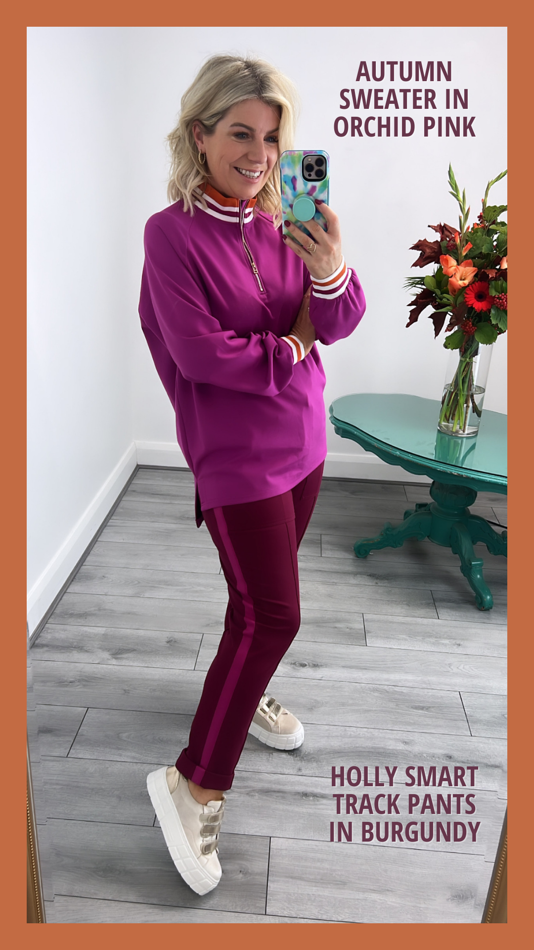 Women's Autumn Sweater - Soft Knit Pullover in Orchid Pink | Cozy Fall Fashion for Casual Outings & Layering