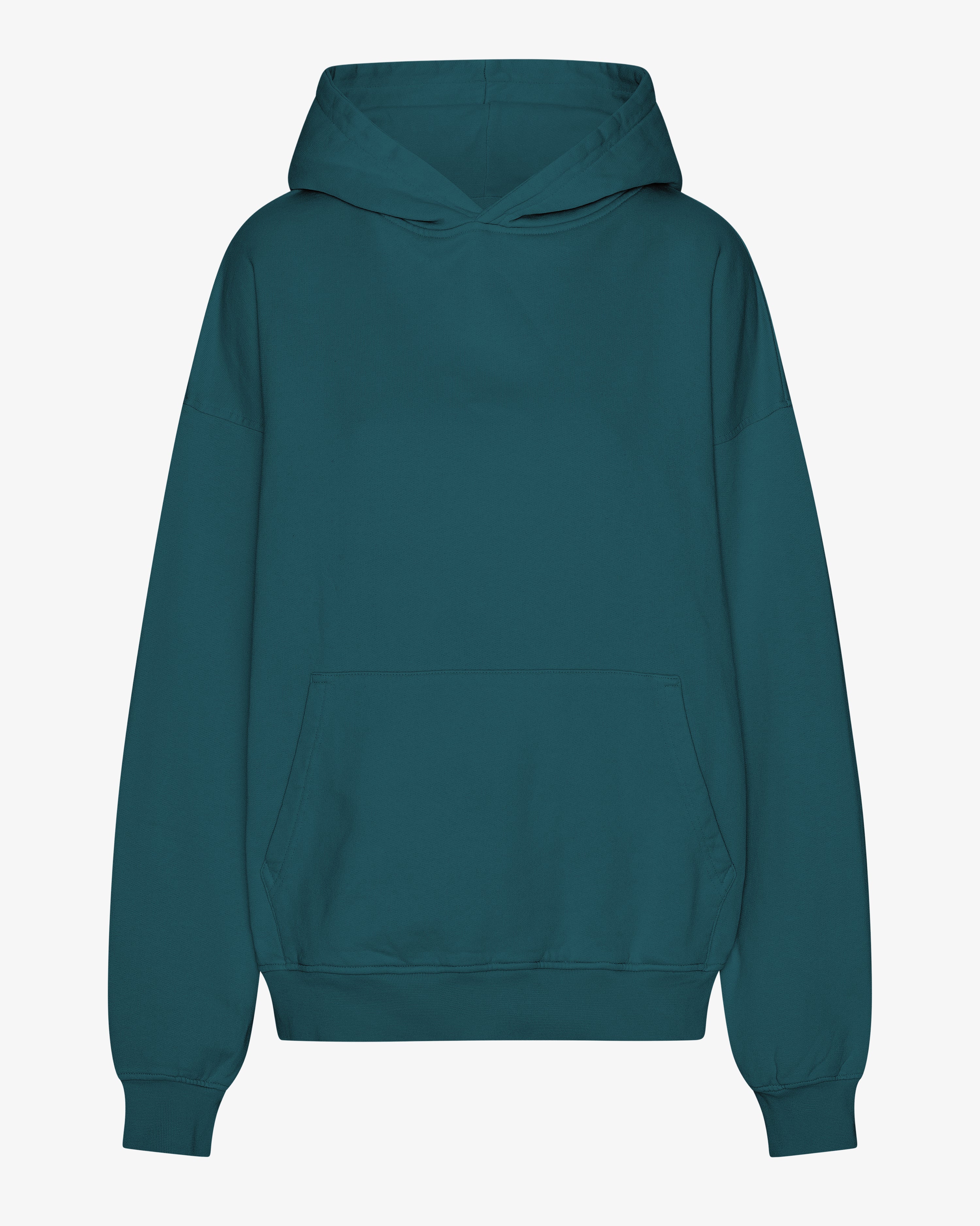 Organic Oversized Hoodie - Ocean Green | Eco-Friendly Unisex Pullover for Men & Women | Perfect for Casual Wear, Loungewear & Outdoor Activities