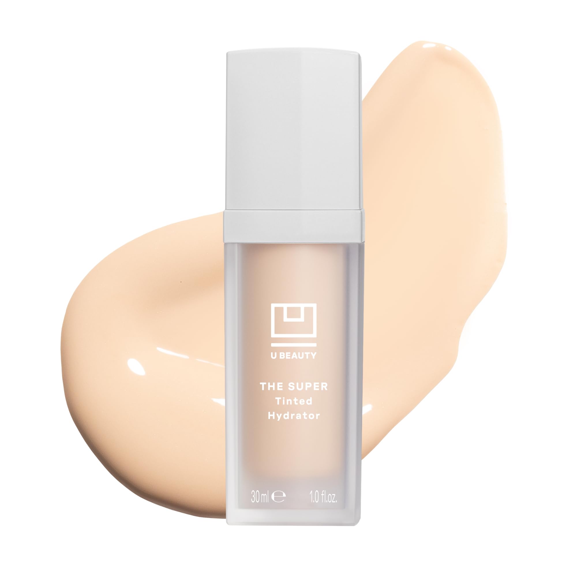 U Beauty The Super Tinted Hydrator - Hyaluronic Acid Moisturizing Cream with 48-Hour Hydration for Smooth, Supple Skin | Shade 2 (1.0 oz) | Perfect for Daily Moisturizing, Makeup Base & Travel Skincare