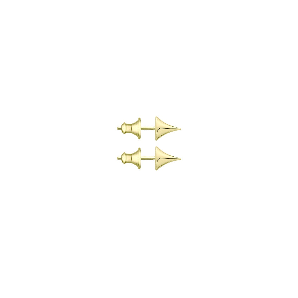 Yellow Gold Vermeil Rose Thorn Stud Earrings - Elegant Floral Jewelry for Women | Perfect for Valentine's Day, Anniversary Gifts & Everyday Wear